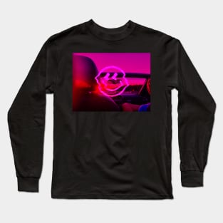 sunset w a smile Long Sleeve T-Shirt